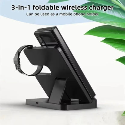 (For Samsung) 100W 3 In 1 Super Fast Wireless Charger Station
